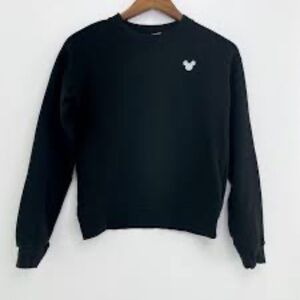 H&M Divided Black Mickey Mouse Sweatshirt - Size S